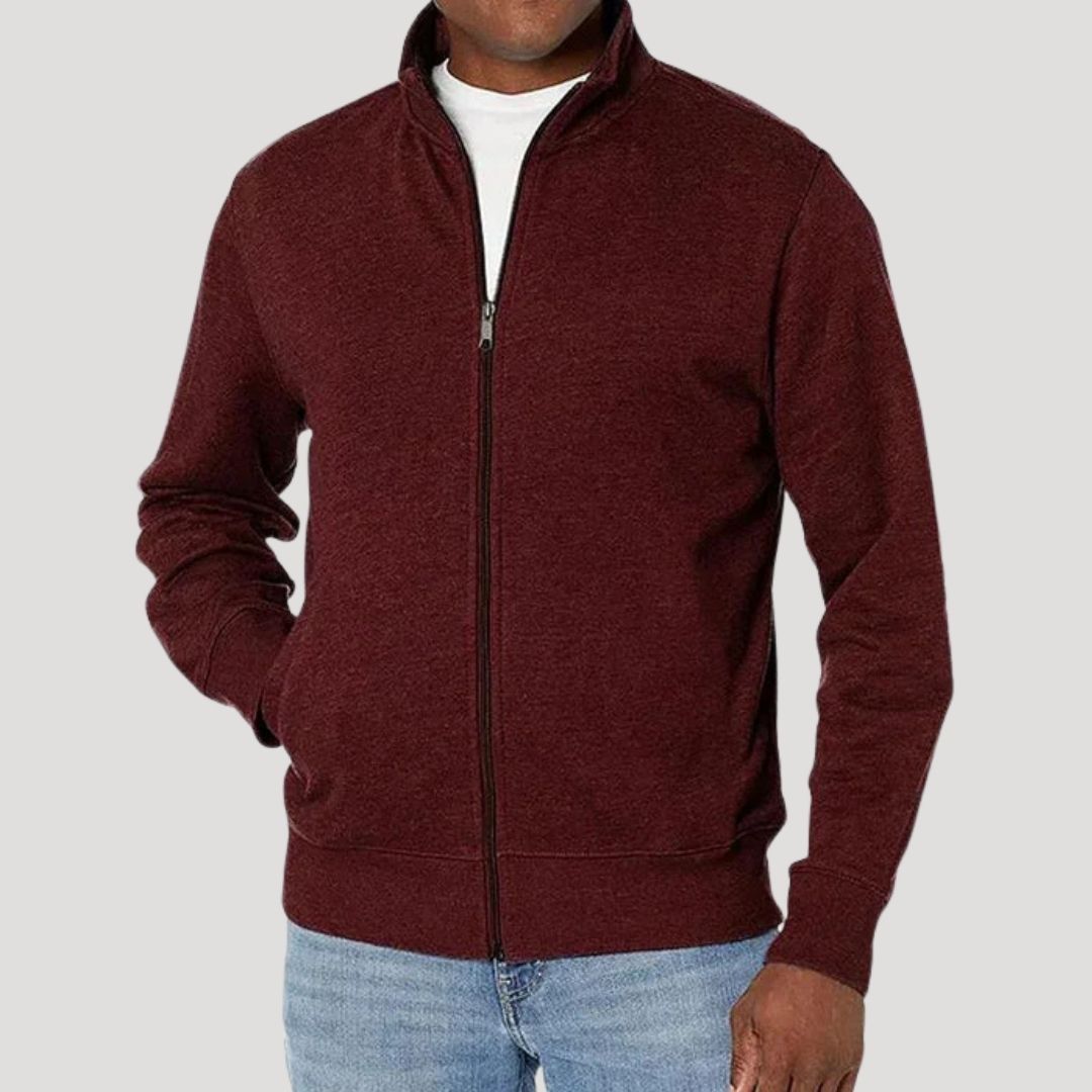 Stefan | Herren Frühlings Freizeitjacke mit Reißverschluss