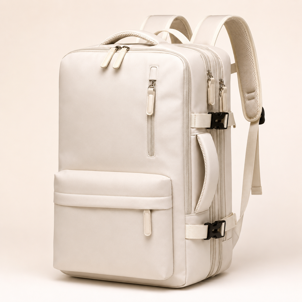NUANA Reise Rucksack mit Laptop-Fach (Erweiterbar 16-26 cm)