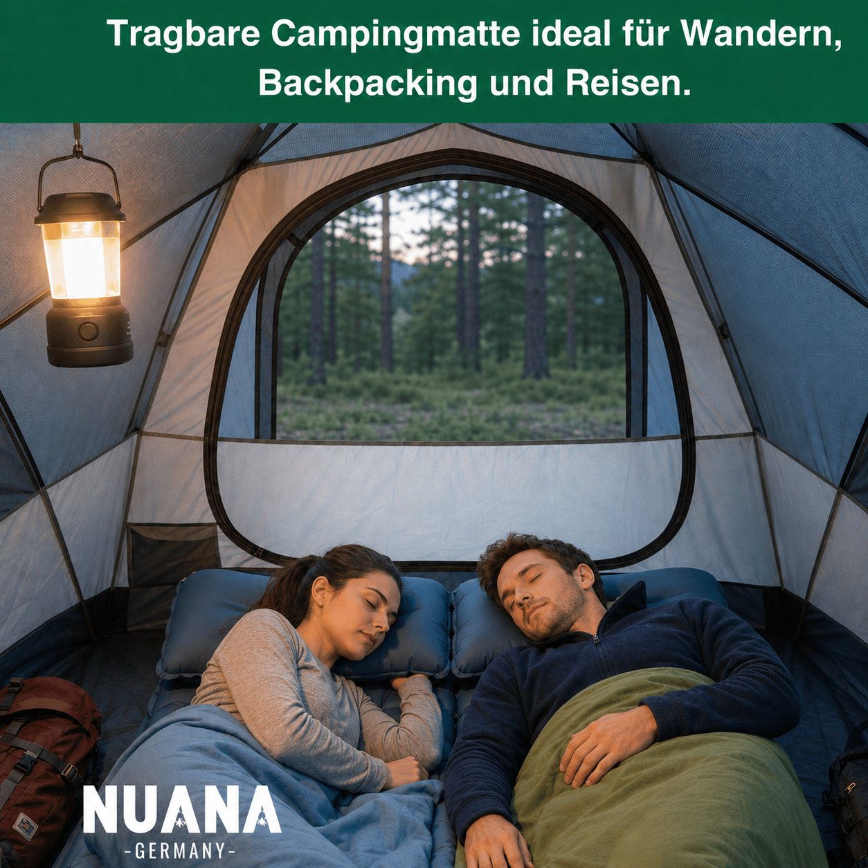 Ultraleichte & kompakte Isomatte - perfekt für unterwegs & Abenteuer