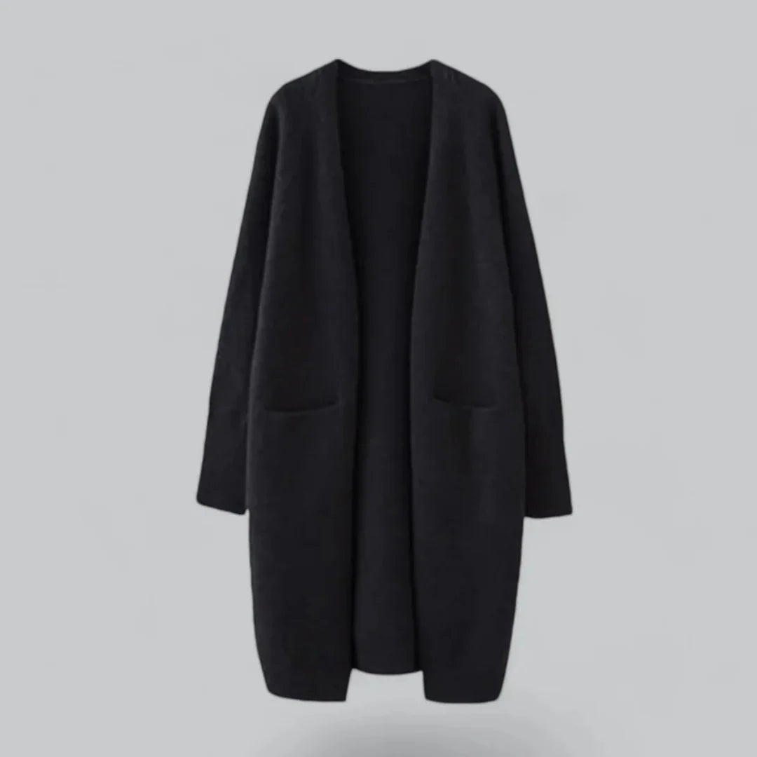 Daniela | Damen Warme Strickjacke mit offener Front