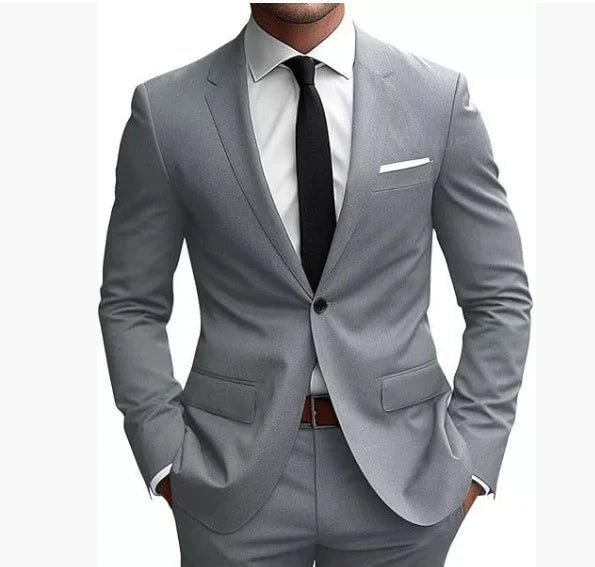 Elias | Eleganter Herren Frühjahrs Slim Fit Anzug