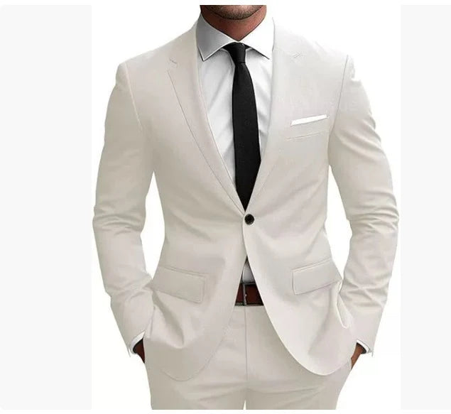 Elias | Eleganter Herren Frühjahrs Slim Fit Anzug