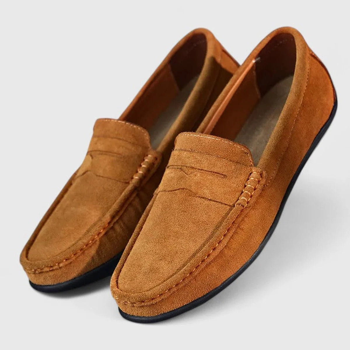 Florian | Herren Wildleder Penny-Loafer Klassischer Slip-on Komfortschuh