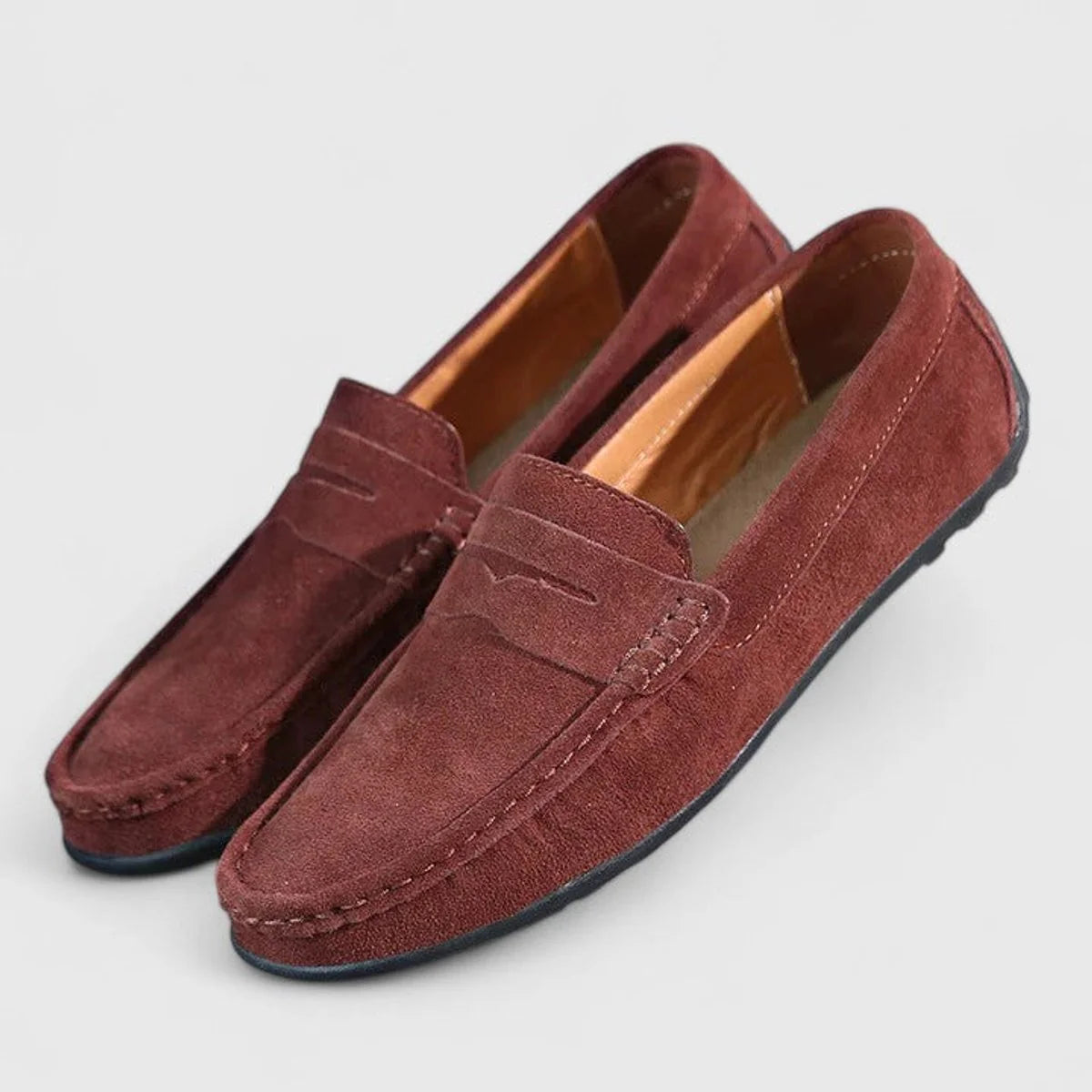 Florian | Herren Wildleder Penny-Loafer Klassischer Slip-on Komfortschuh