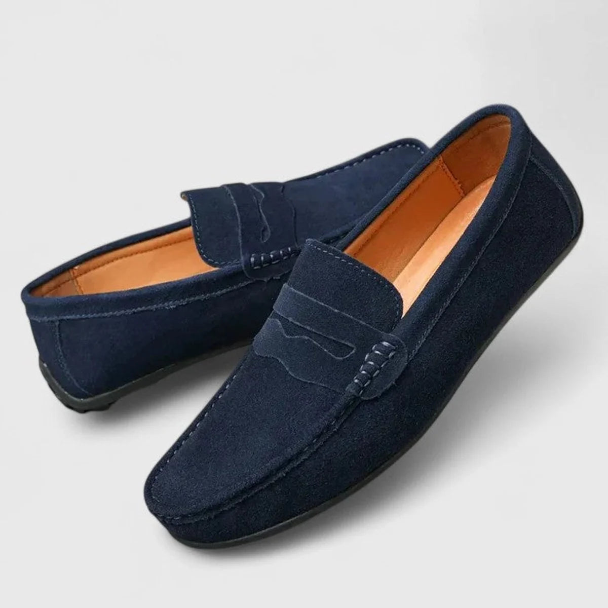 Florian | Herren Wildleder Penny-Loafer Klassischer Slip-on Komfortschuh