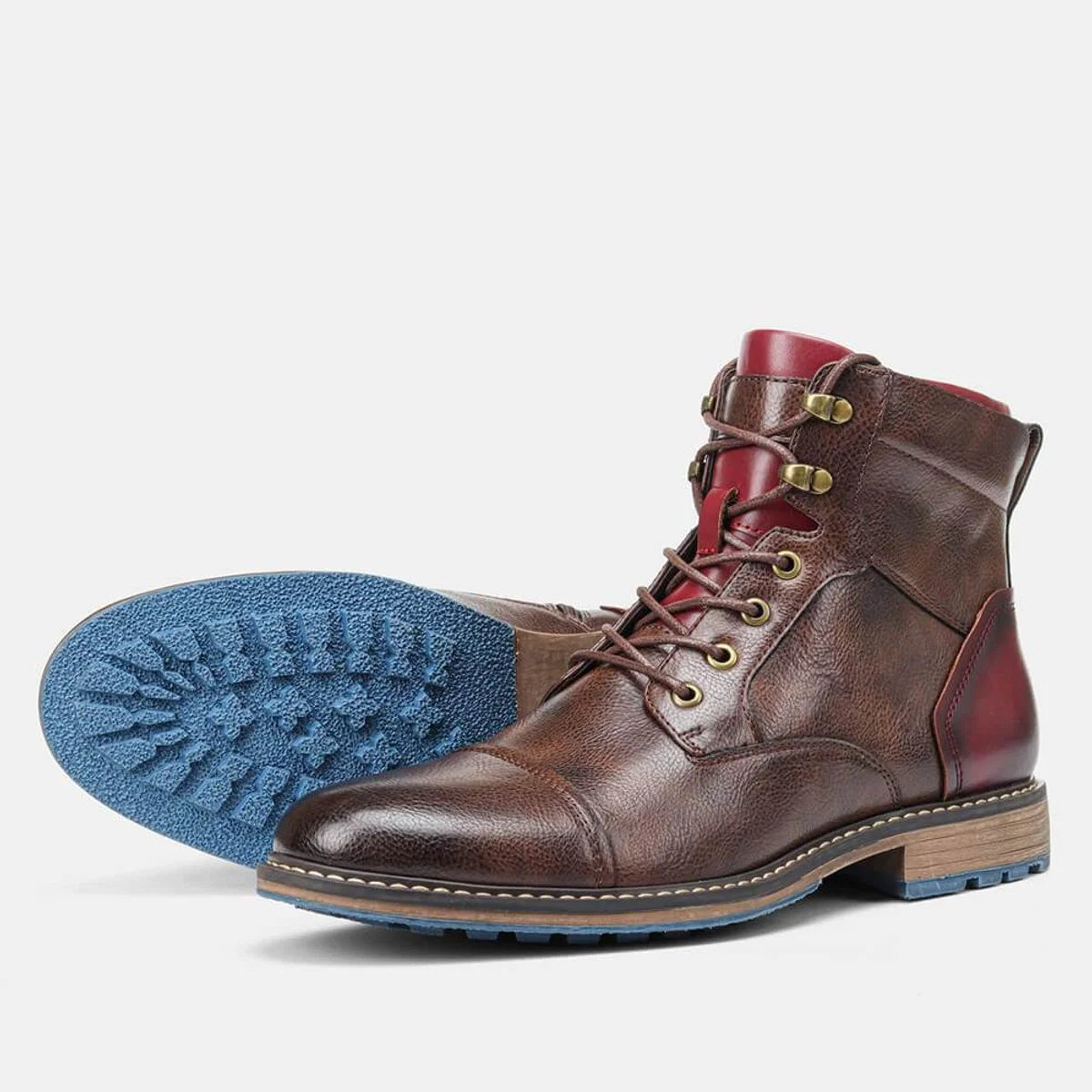 Maximilian | Herren Schnürstiefel aus Leder klassische Oxford Mens Boots