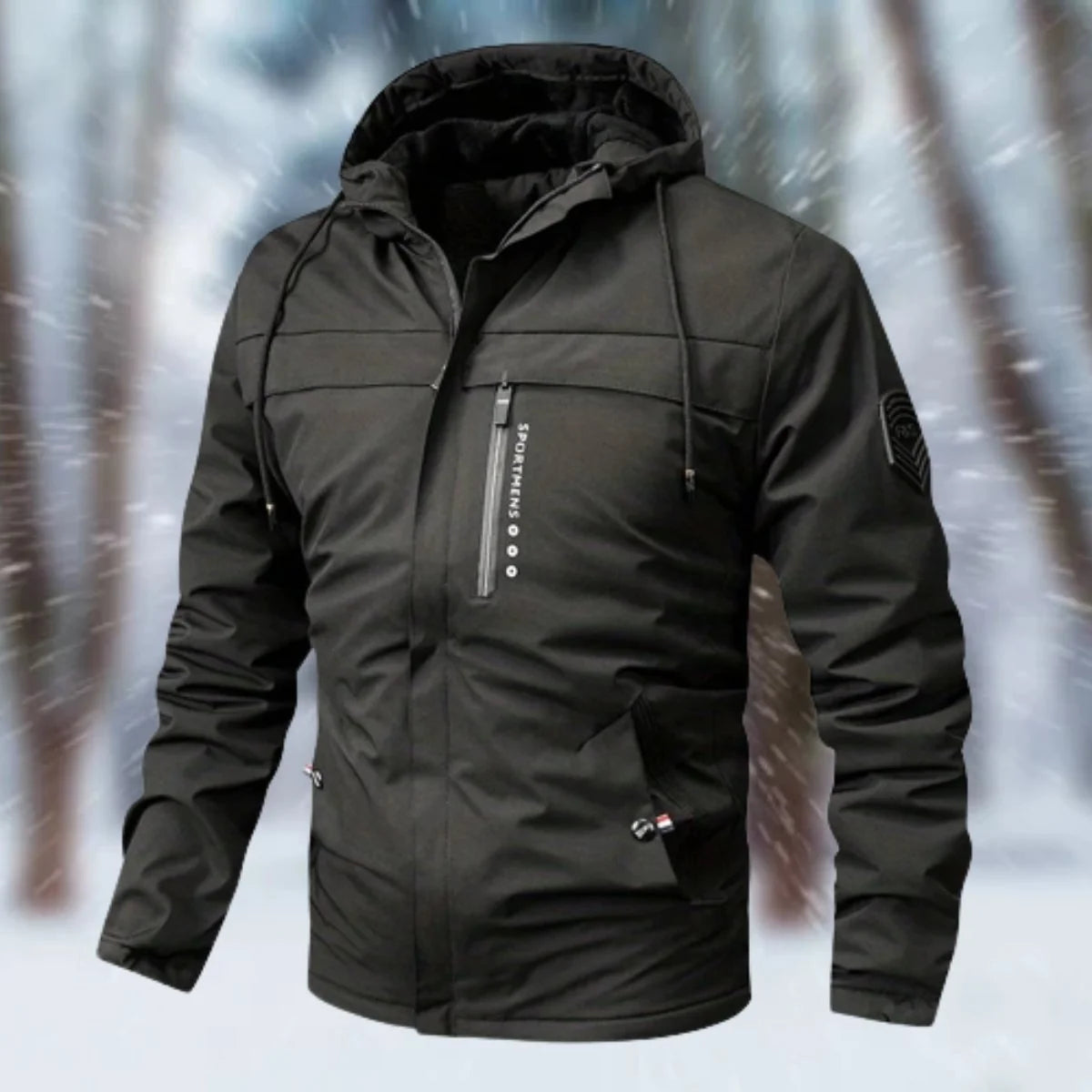 Moritz | Herren Winterjacke wasserdicht gefüttert mit Kapuze