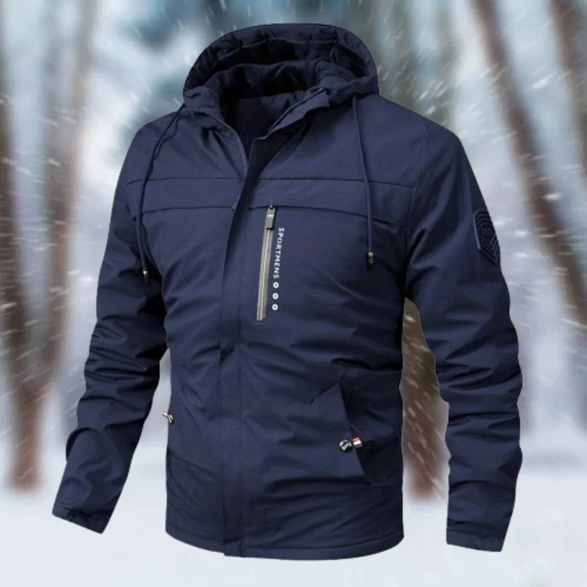 Moritz | Herren Winterjacke wasserdicht gefüttert mit Kapuze