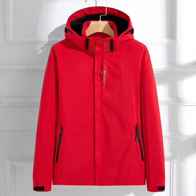 Nuana Angela Damen Funktionale Jacke mit Reißverschluss und Kapuze