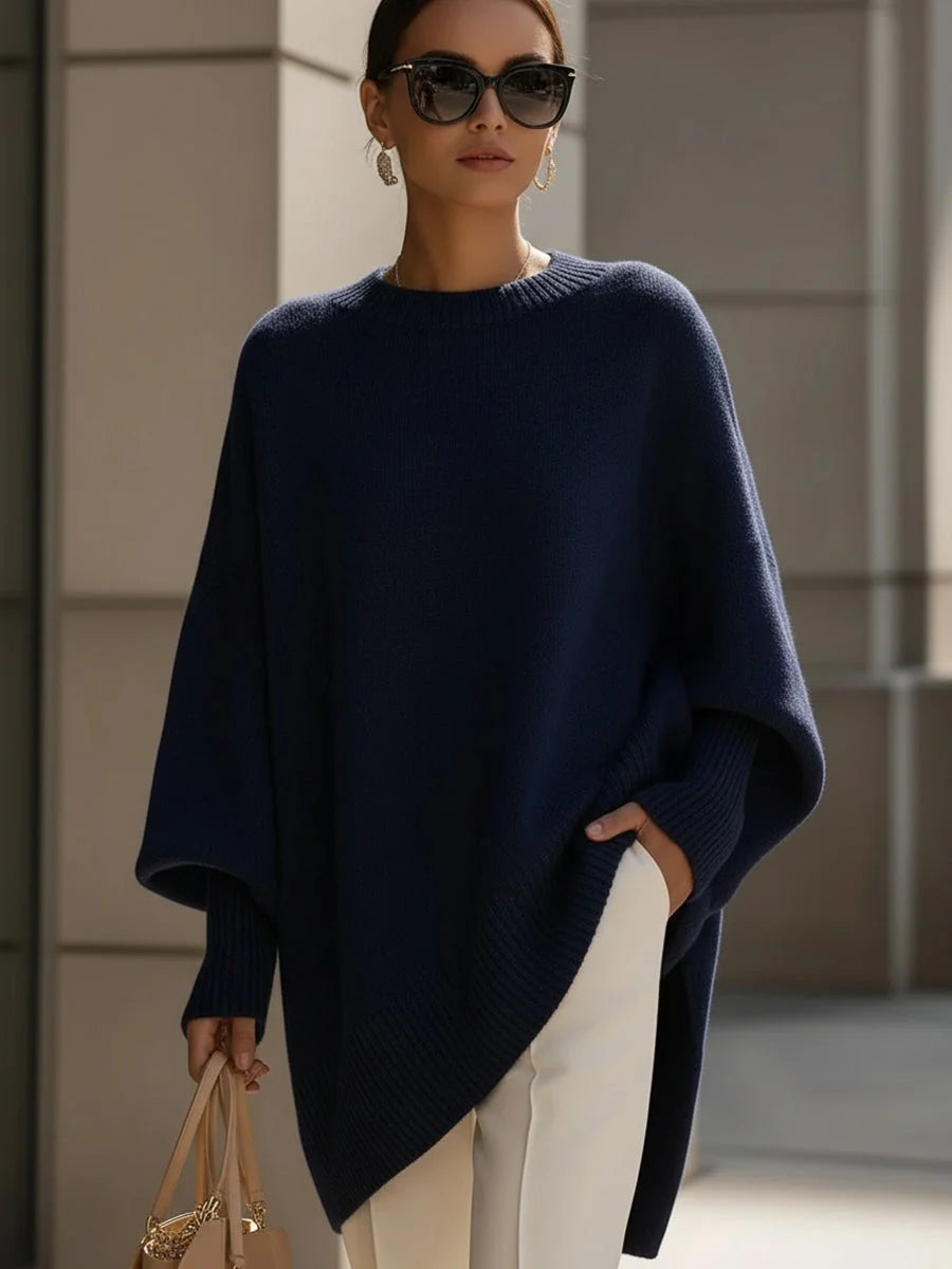 Nuana Damen Eleganter Oversized Pullover