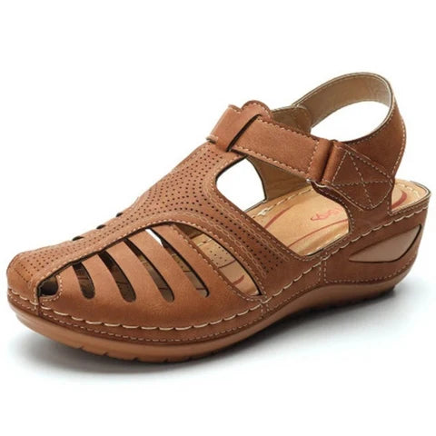 Nuana | Damen Frühlings Cutout Walking Sandalen