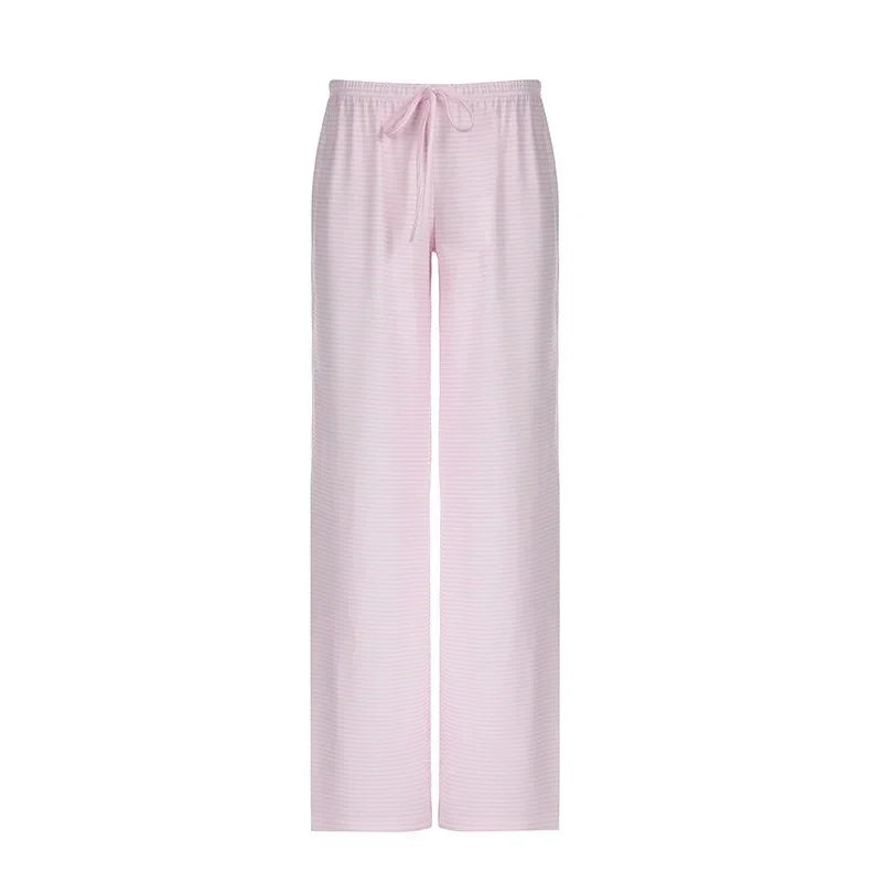 Nuana | Damen Frühlings-Gestreifte Relaxed-Hose