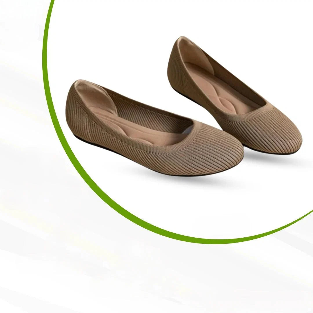 Nuana | Damen Frühlings Alltags-Ballerinas
