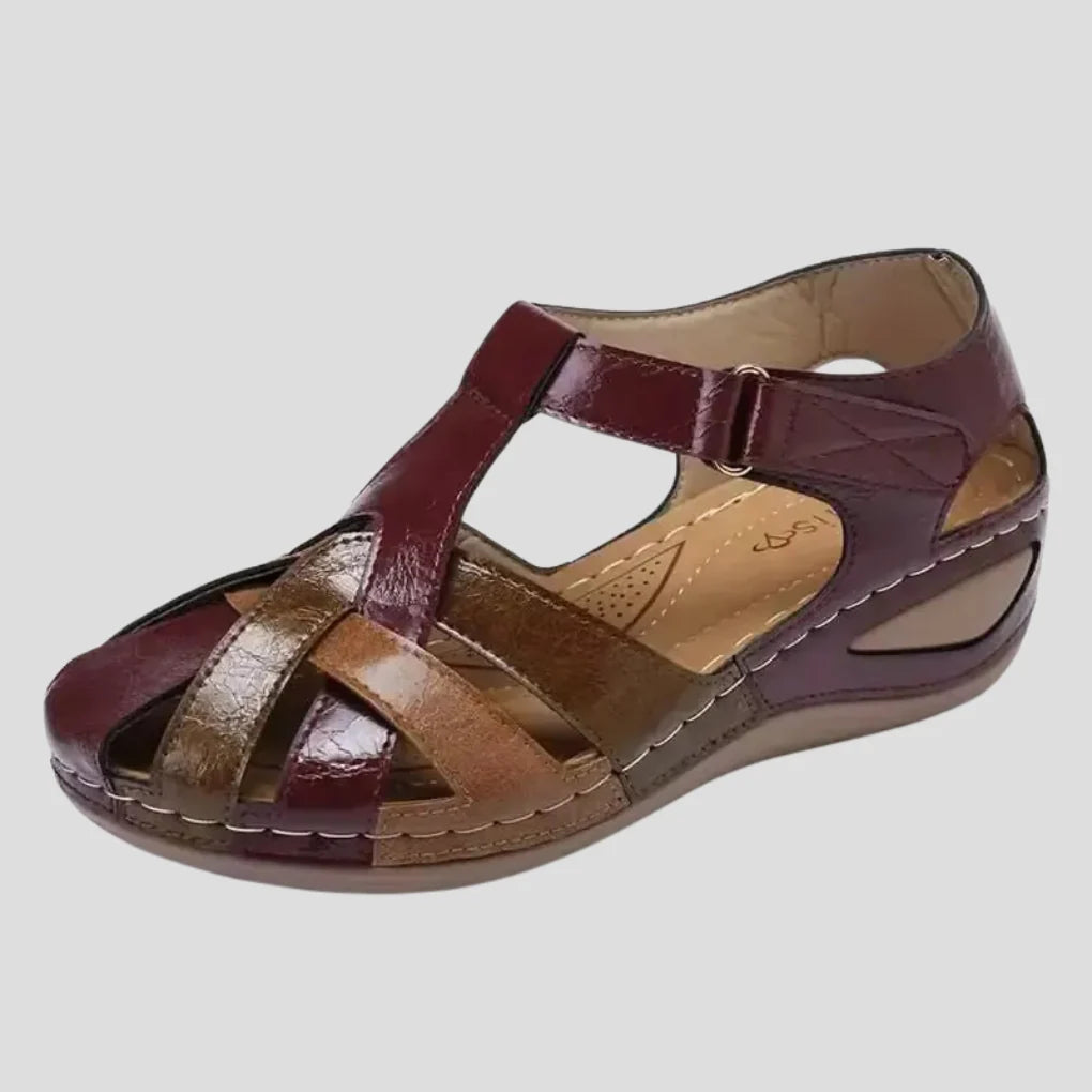 Nuana Damen Komfort Sandalen mit Fußgewölbeunterstützung
