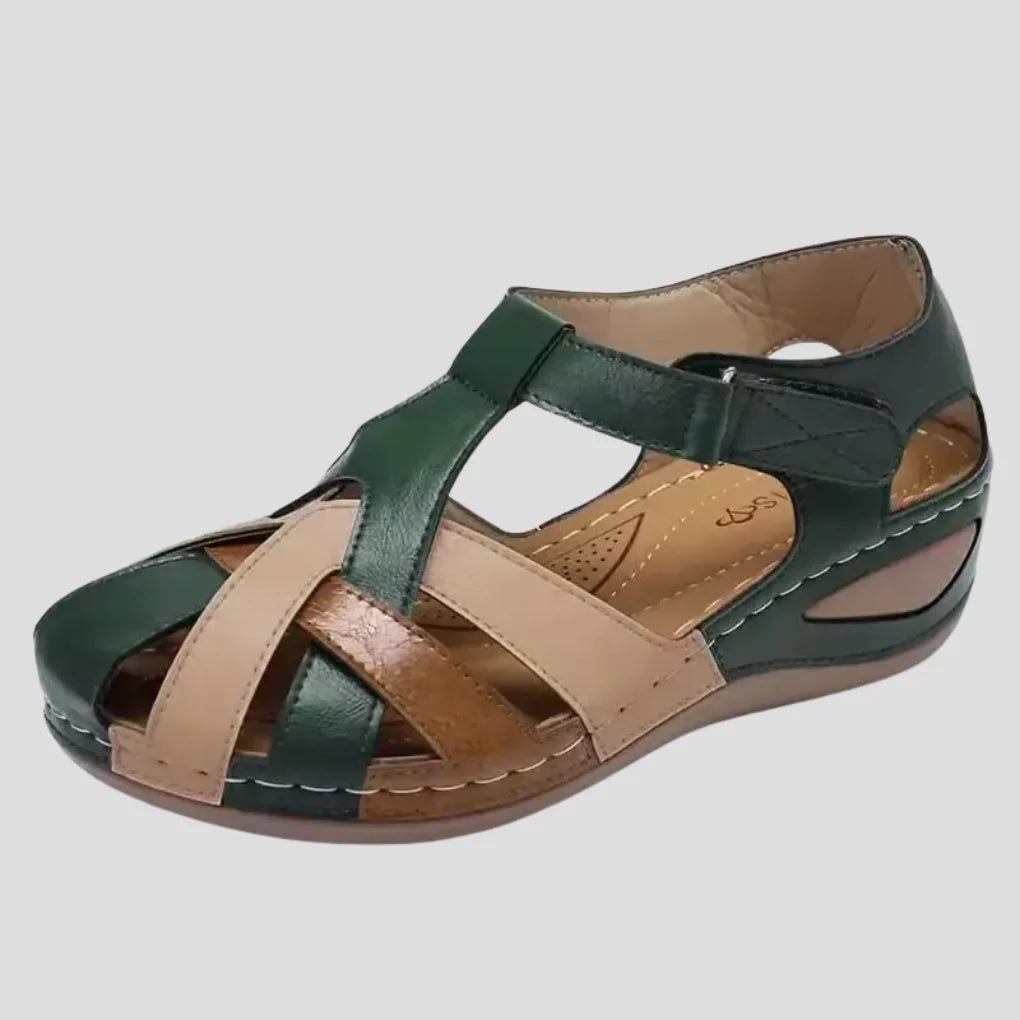 Nuana Damen Komfort Sandalen mit Fußgewölbeunterstützung