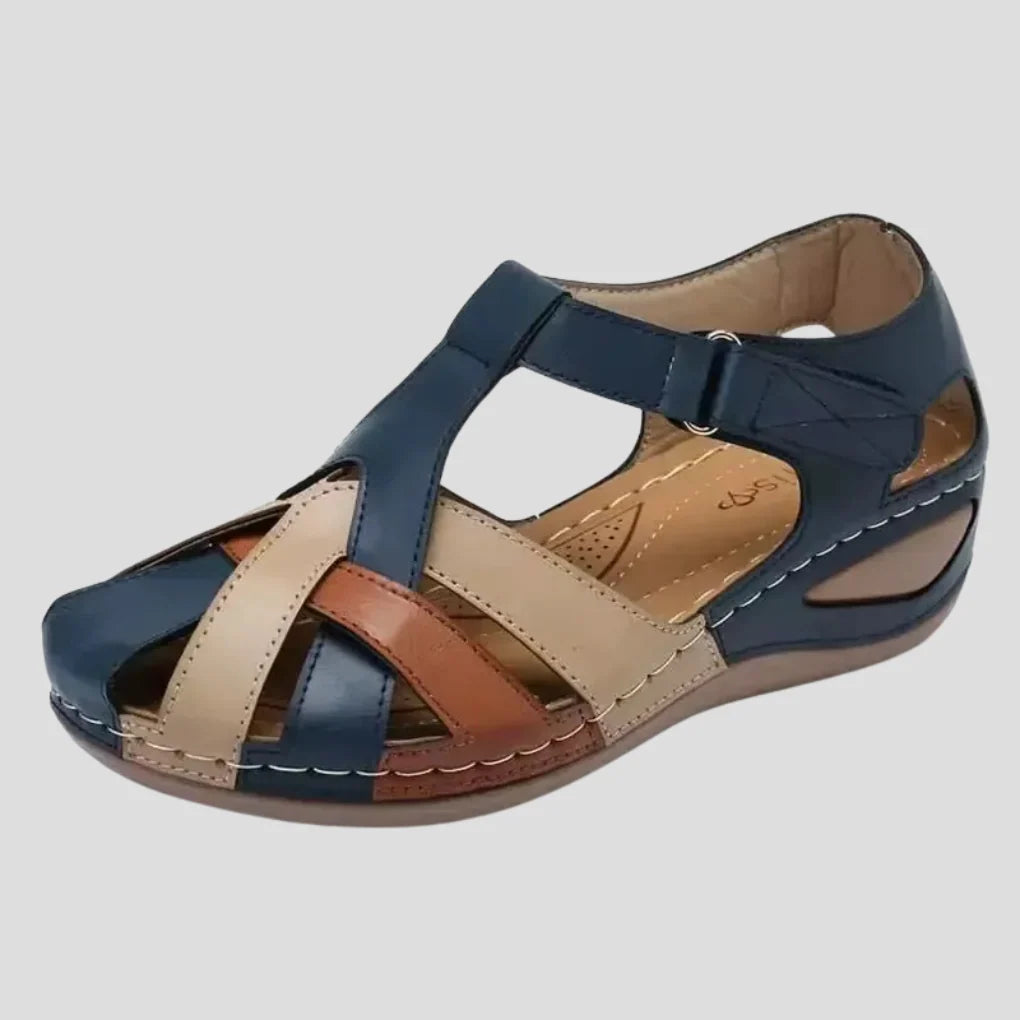 Nuana Damen Komfort Sandalen mit Fußgewölbeunterstützung