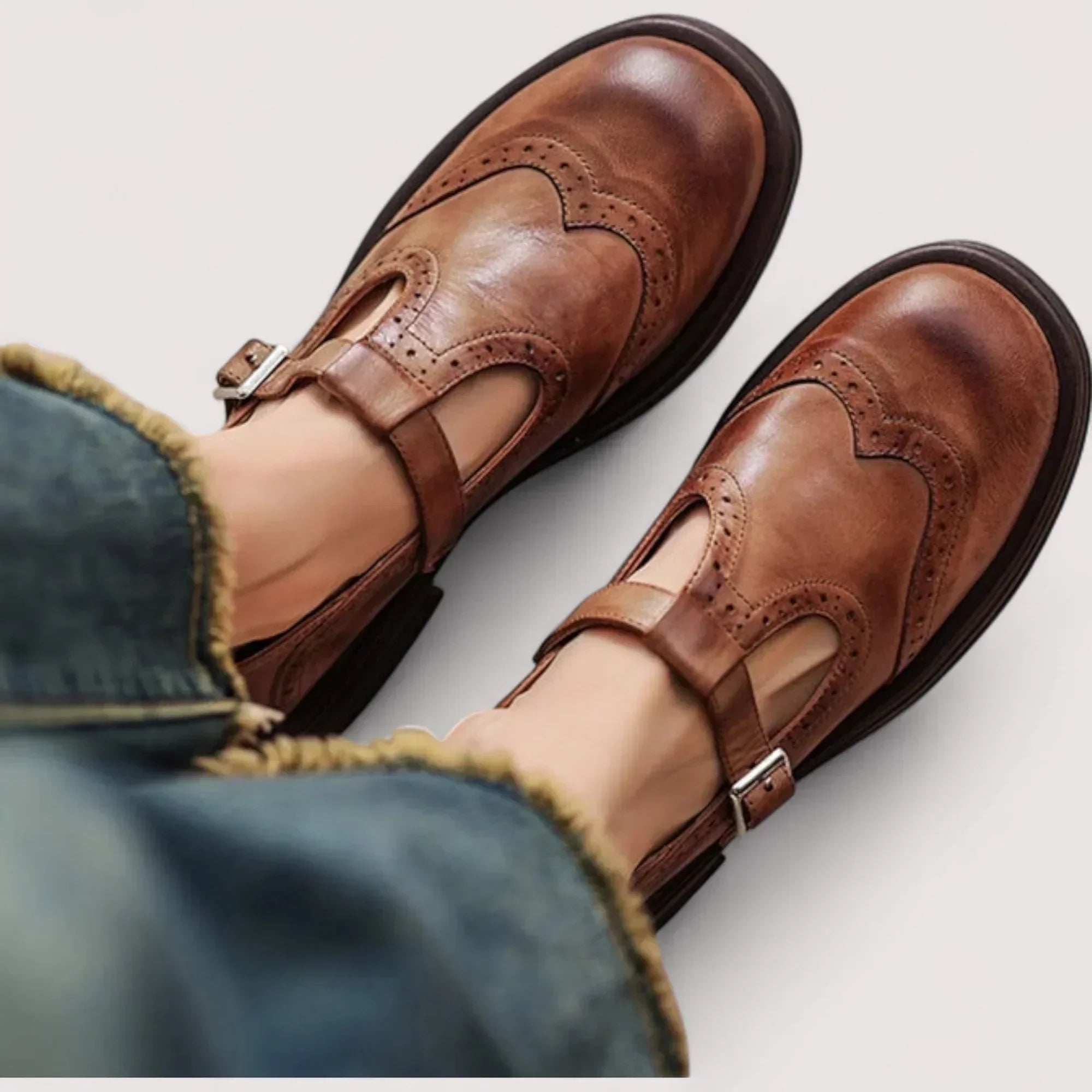 Nuana | Damen Orthopädische Mary Jane Freizeit Schuhe