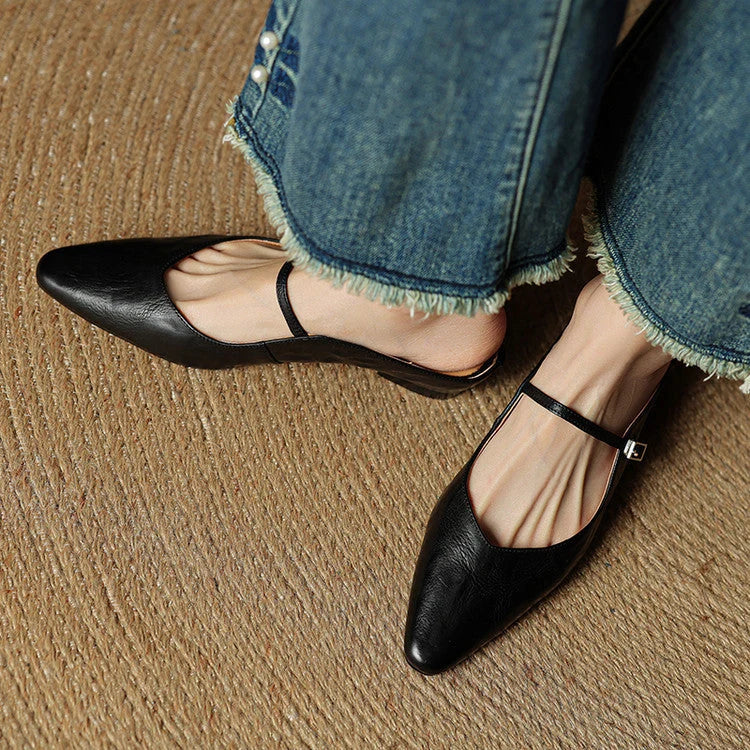 Nuana Damen Slipper Aus Echtem Leder