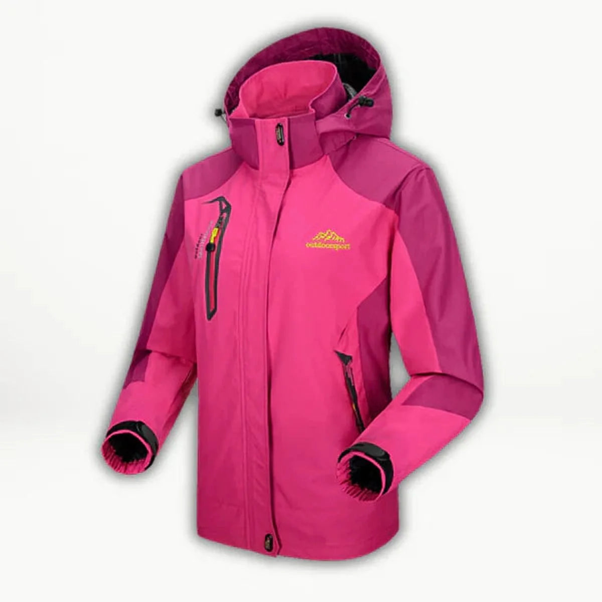 Nuana | Damen Steppjacke wasserdichte Outdoor-Kapuzenjacke leicht