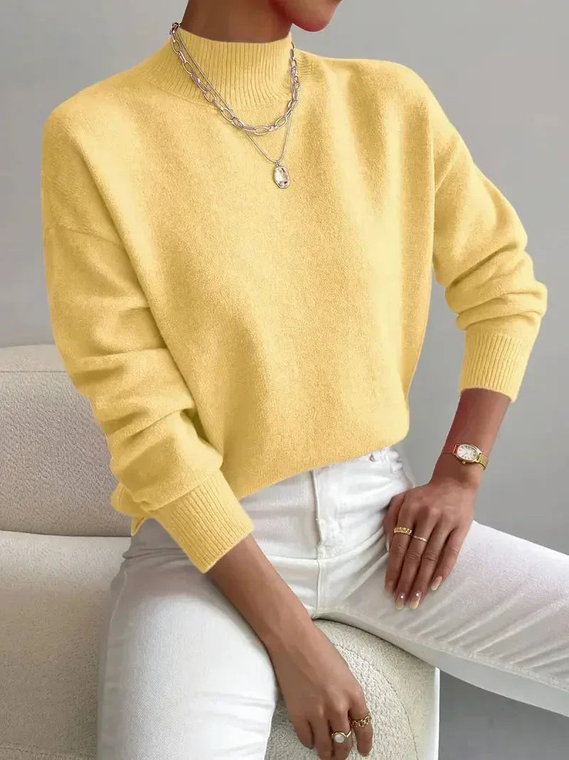Nuana Emilia | Damen Langarm Pullover Oberteil