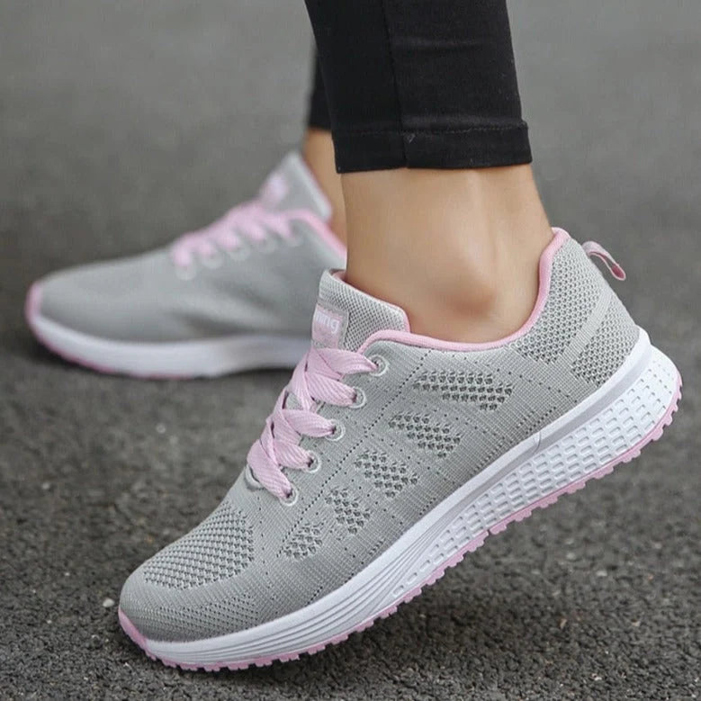 Nuana Emma | Damen Schnür Casual Walking Sneaker