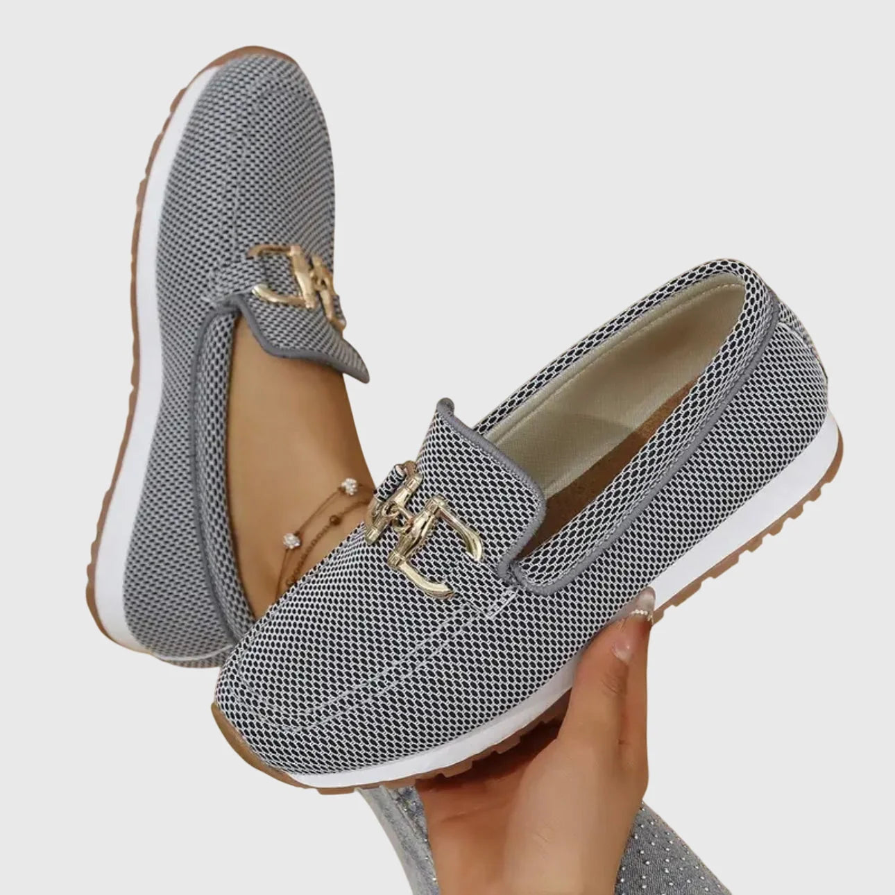 Nuana Helga | Damen Lässige Orthopädische Loafer