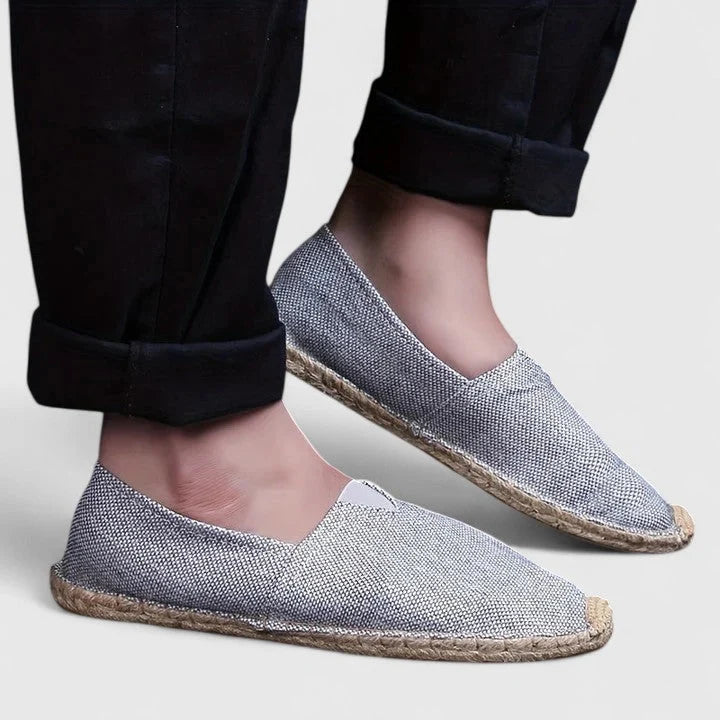 Nuana Herren Atmungsaktive Espadrilles im Strandstil