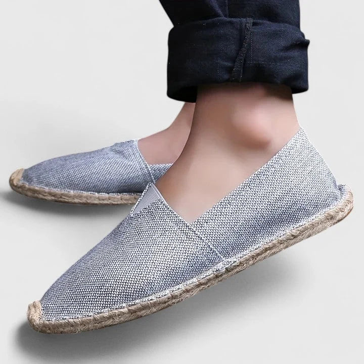 Nuana Herren Atmungsaktive Espadrilles im Strandstil