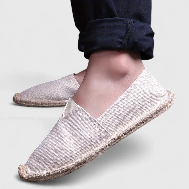 Nuana Herren Atmungsaktive Espadrilles im Strandstil