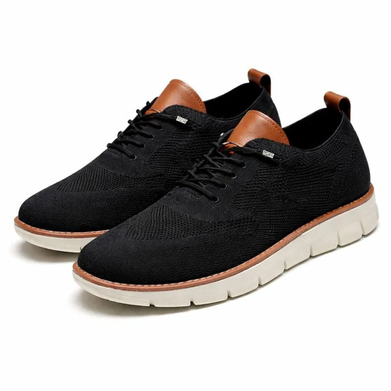 Nuana | Herren Atmungsaktive Mesh Schnür Sneaker