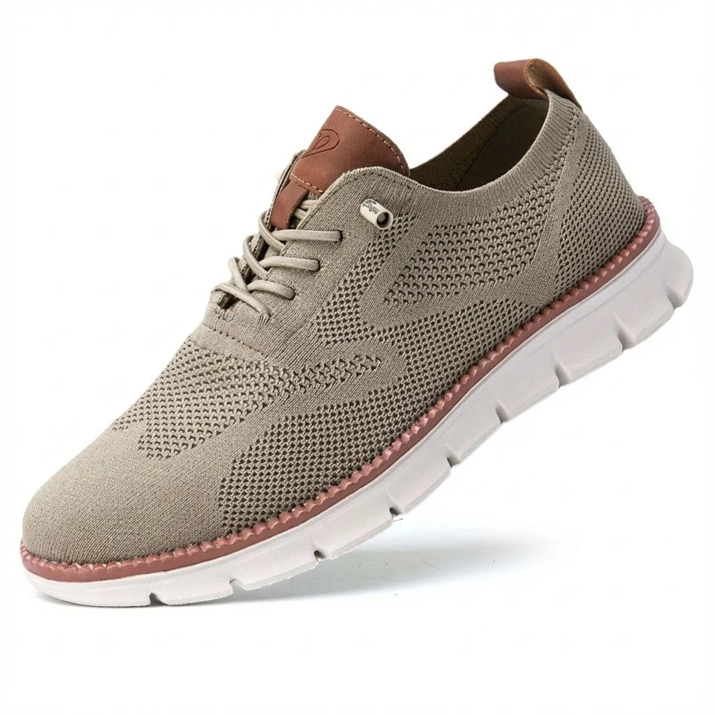 Nuana | Herren Atmungsaktive Mesh Schnür Sneaker