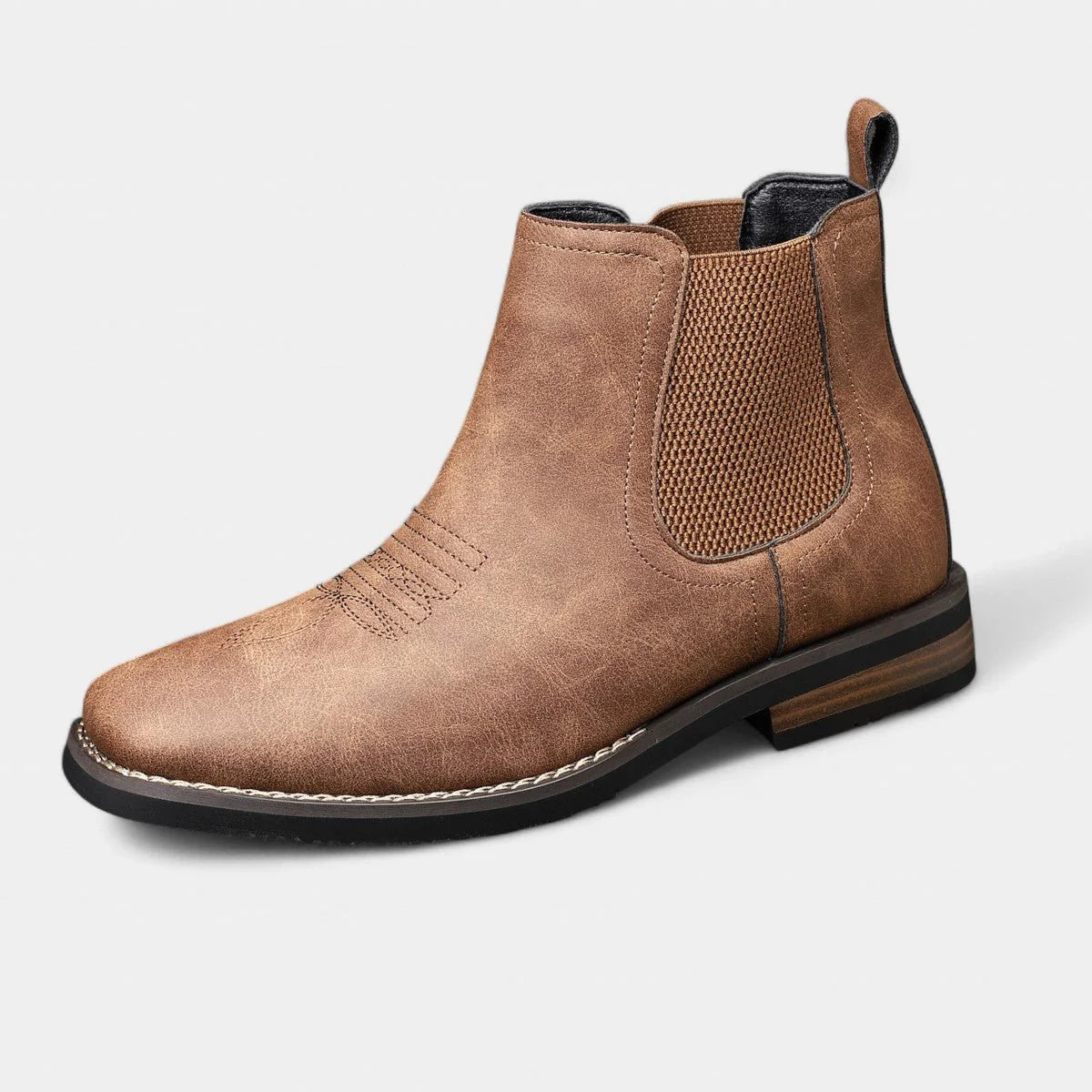 Nuana | Herren Chelsea Mens Boots Slip-on Stiefeletten Kunstleder
