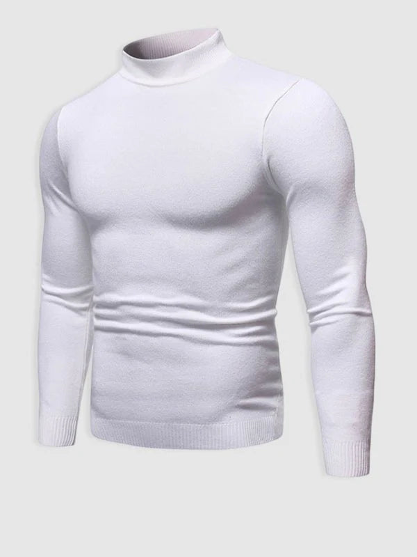 Nuana | Herren Frühlings Slim-Fit Rollkragenpullover