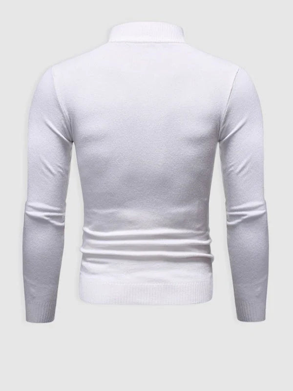 Nuana | Herren Frühlings Slim-Fit Rollkragenpullover