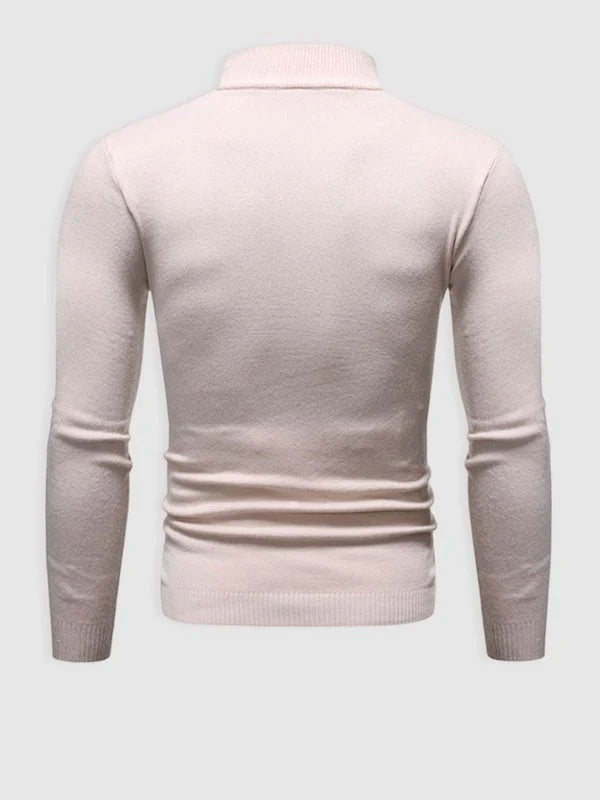 Nuana | Herren Frühlings Slim-Fit Rollkragenpullover