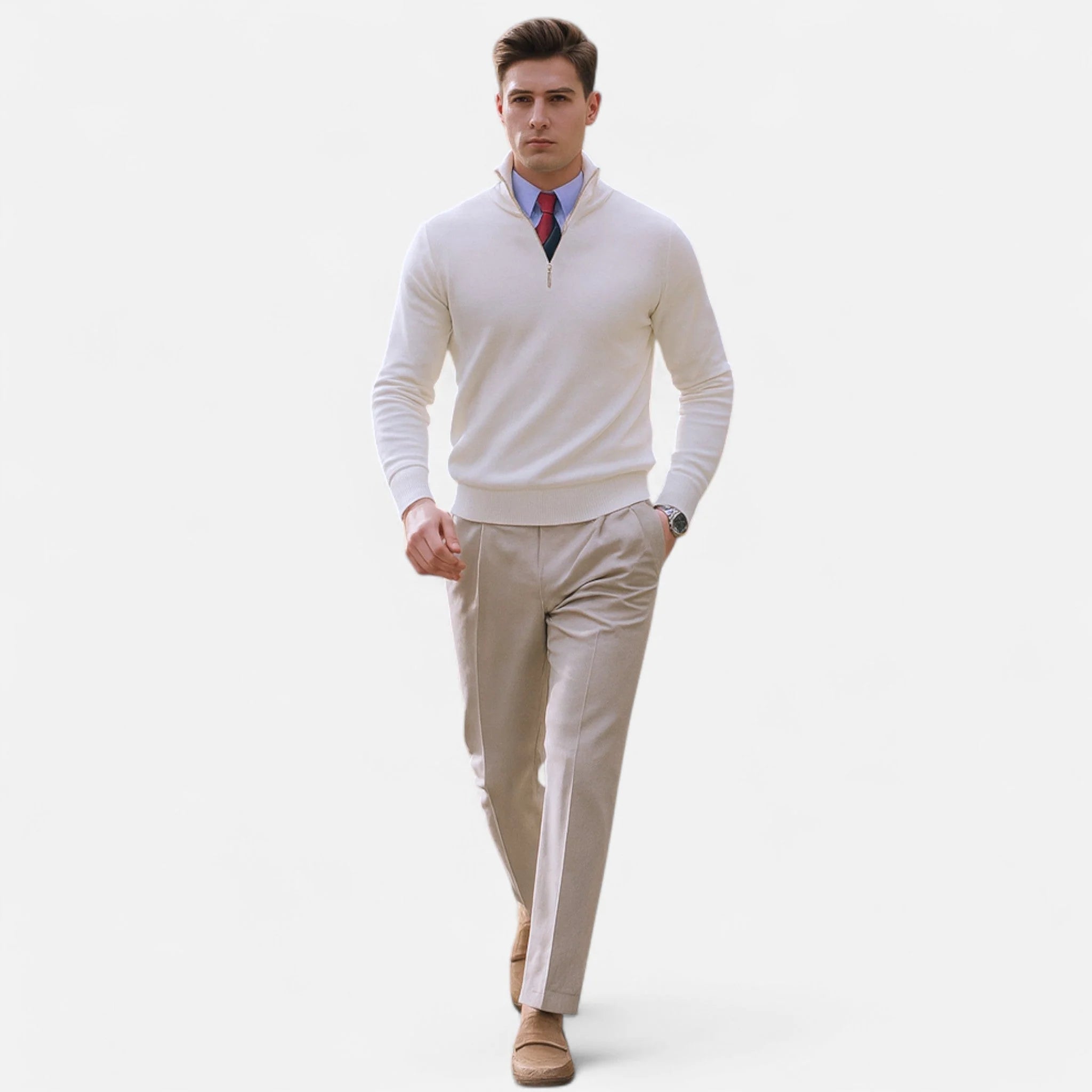 Nuana | Herren Frühlings Half-Zip Pullover