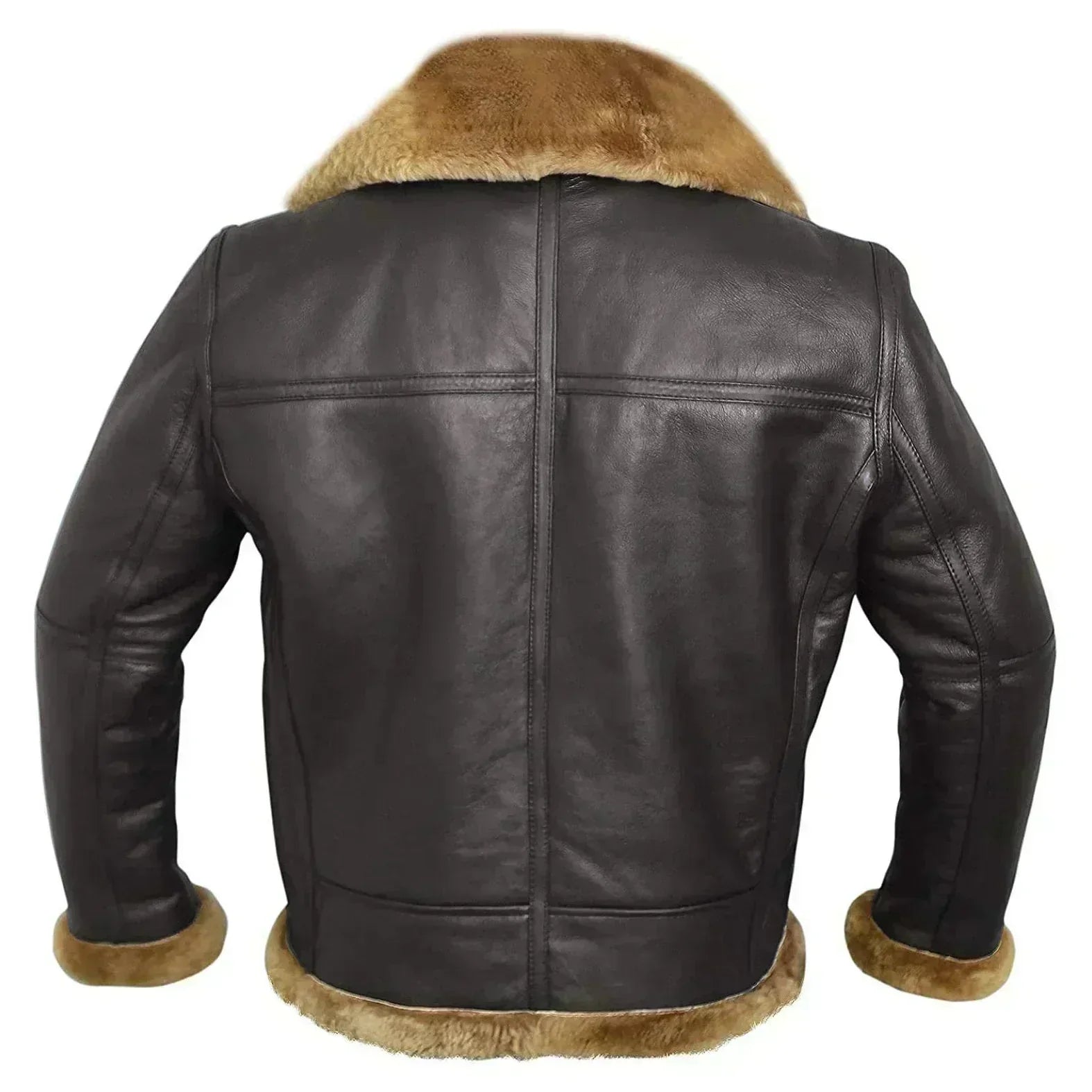 Nuana | Herren Klassische Fliegerjacke mit Reißverschluss