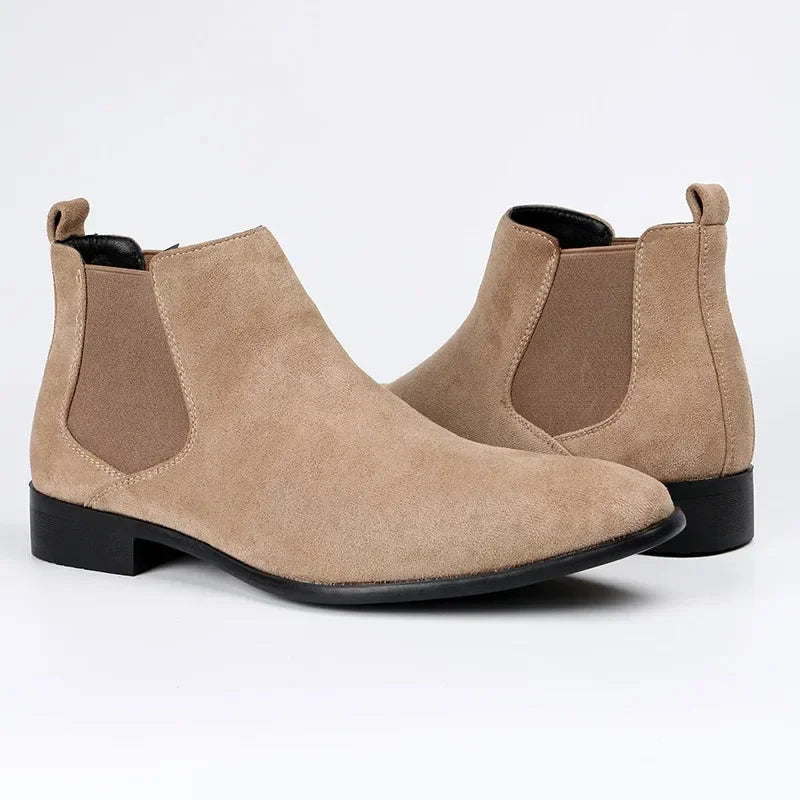 Nuana | Herren Knöchelhohe Chelsea Boots zum Hineinschlüpfen