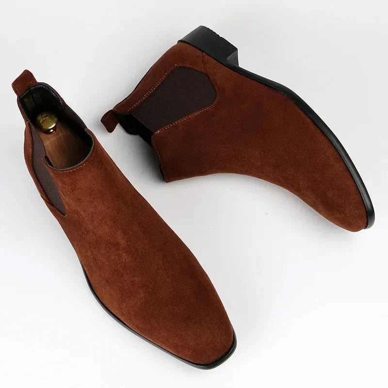 Nuana | Herren Knöchelhohe Chelsea Boots zum Hineinschlüpfen