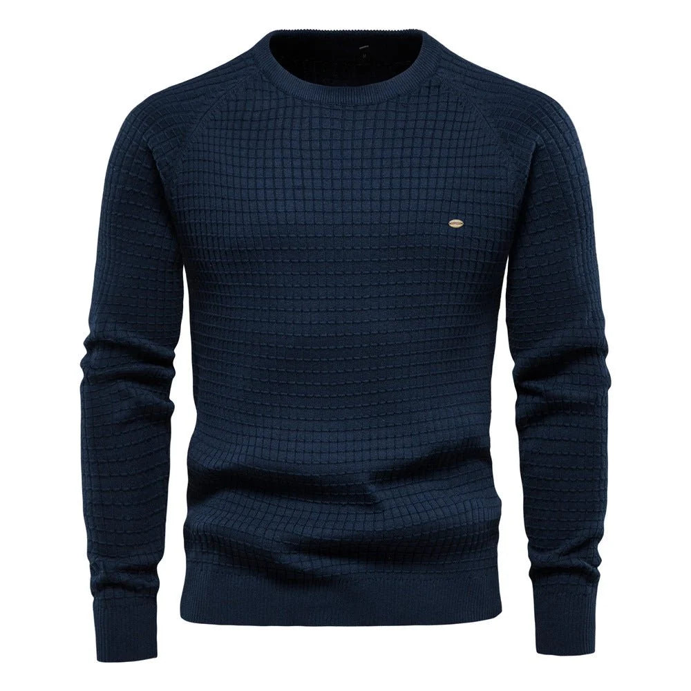 Nuana | Herren Strukturierter Winterpullover mit langen Ärmeln