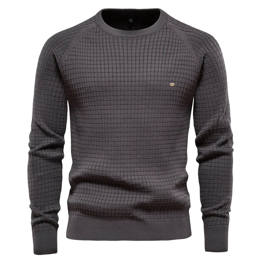 Nuana | Herren Strukturierter Winterpullover mit langen Ärmeln