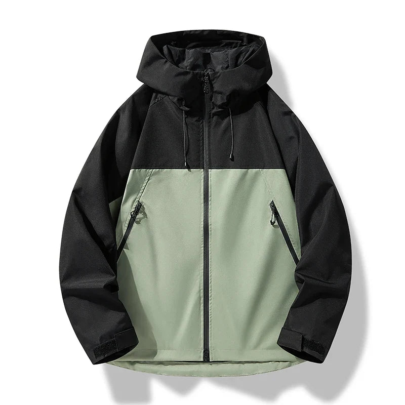 Nuana | Herren Wasserdichte Kapuzen Winddichte Shell Jacke