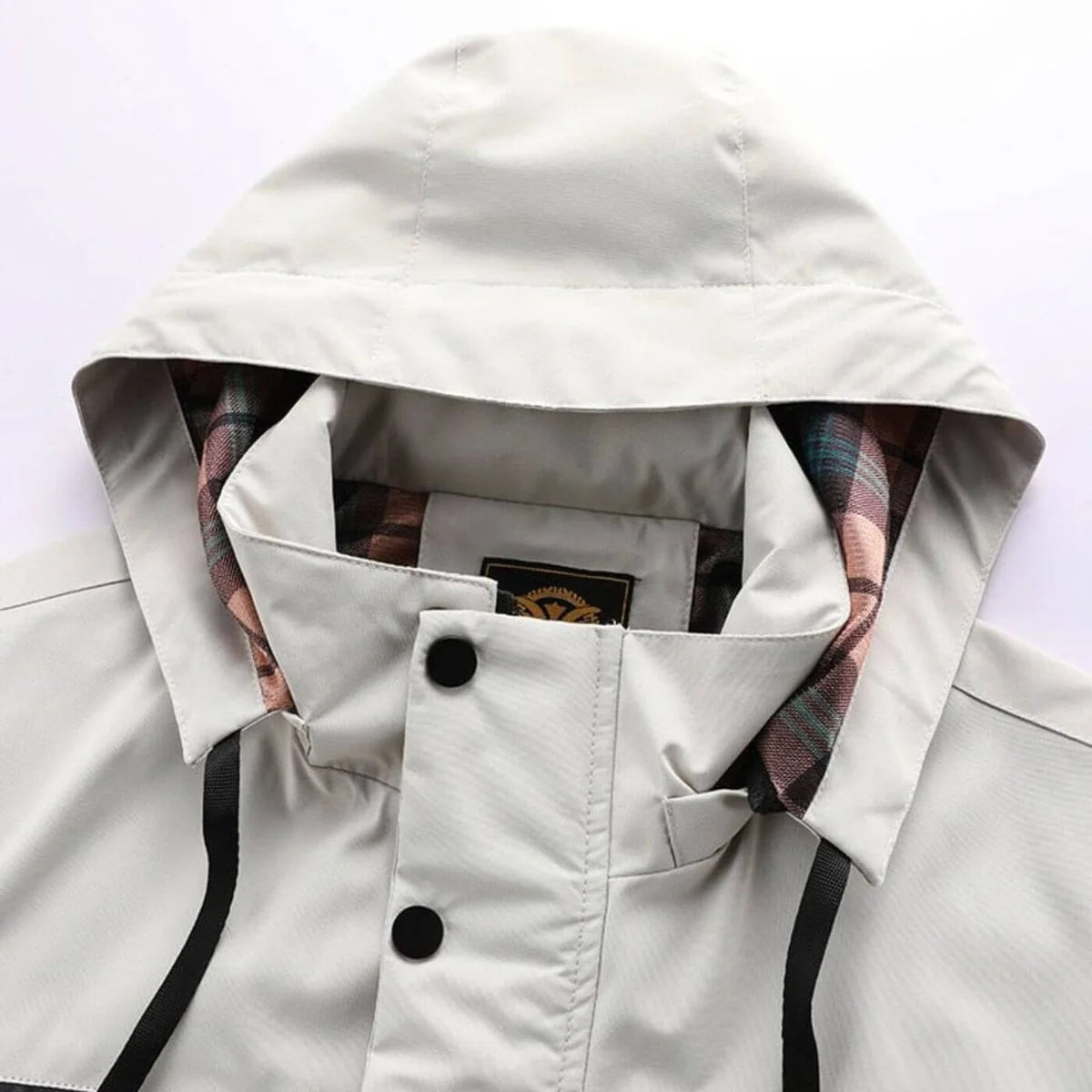 Nuana | Herren Wasserdichte Steppjacke mit Kapuze Winddichte Outdoorjacke