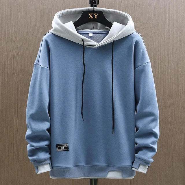 Nuana | Herren Zwei-Ton Freizeit Pullover Hoodie