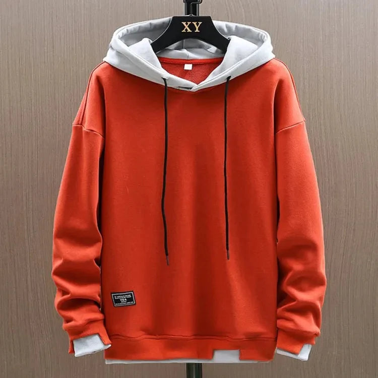 Nuana | Herren Zwei-Ton Freizeit Pullover Hoodie