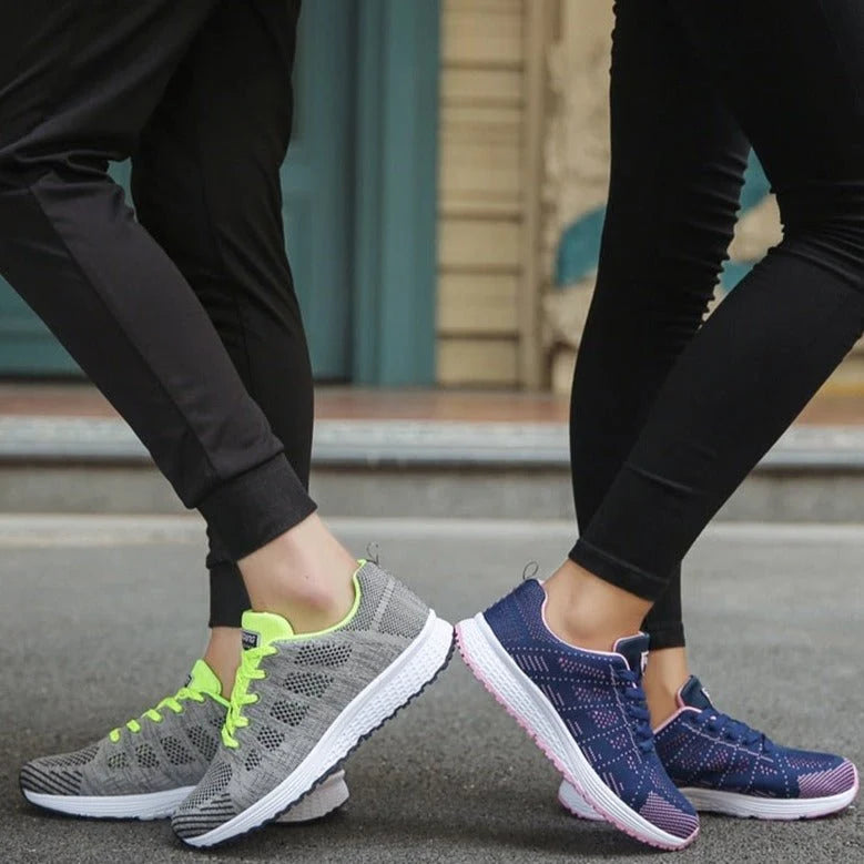 Nuana Leonie Damen Orthopädische Schnürsenkel-Sneaker Atmungsaktiv