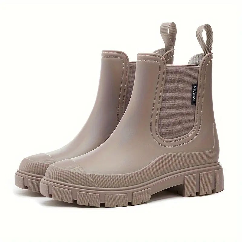 Nuana Maria | Damen Wasserdichte Slip-On Chelsea Stiefel
