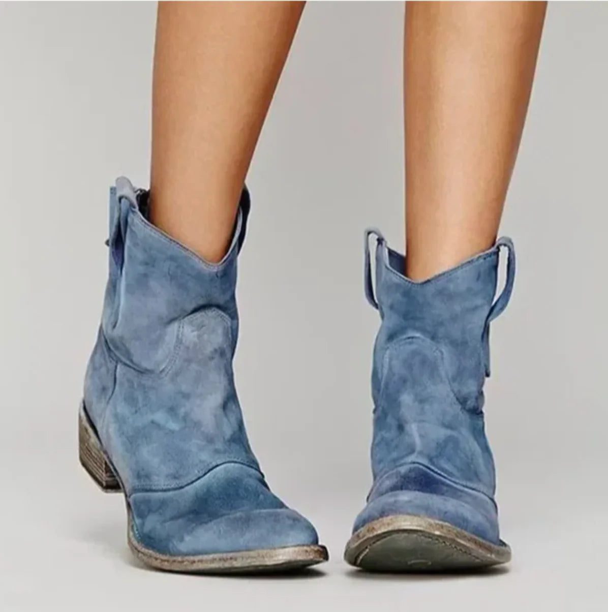 Roselle | Elegante Wildleder-Westernstiefel für einen stilvollen Look