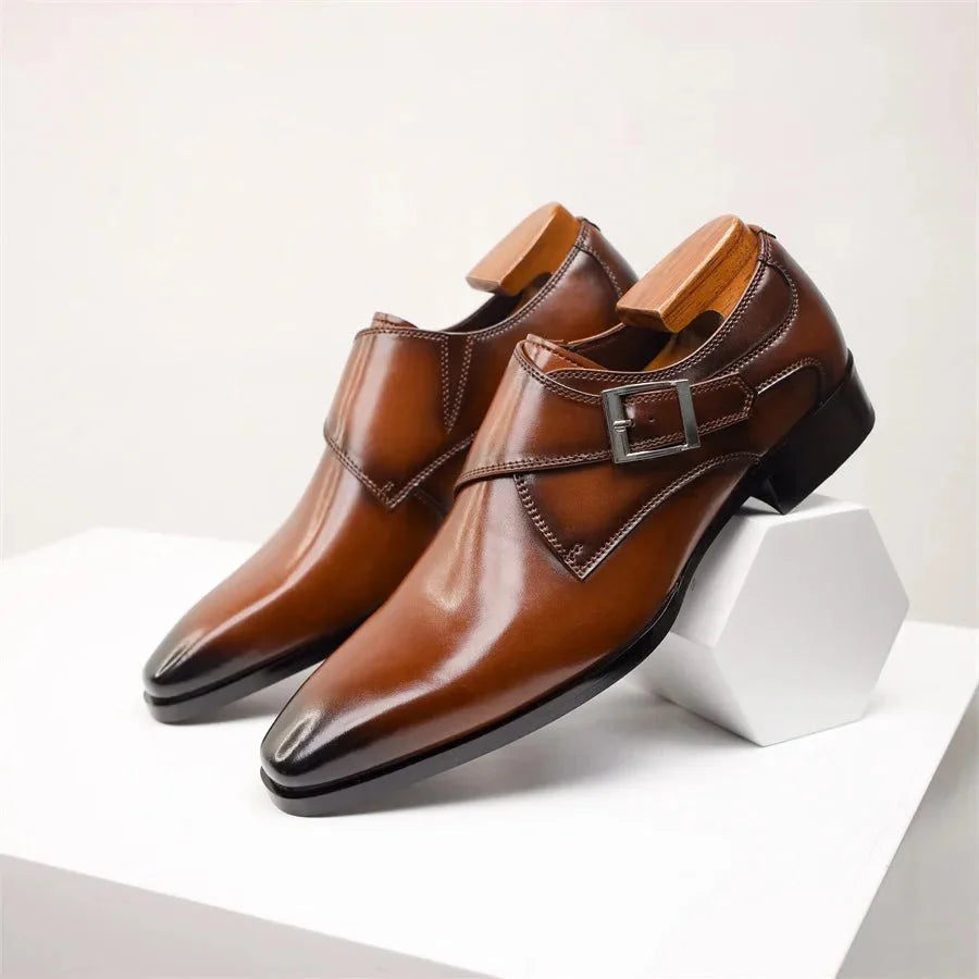 Simon | Herren Monk-Strap Schnalle Eleganter Businessschuh