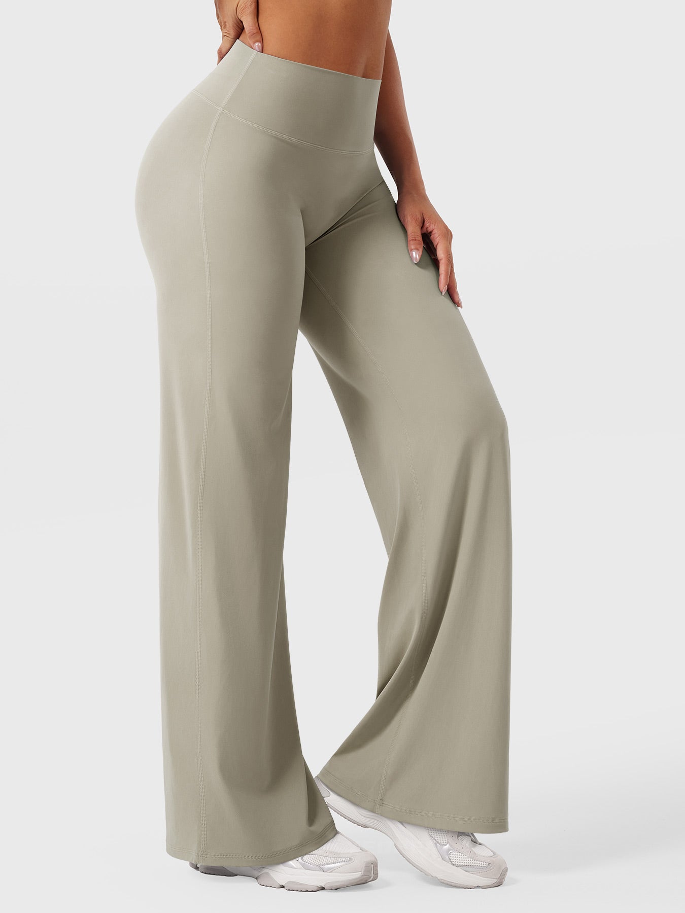 Doris | Damen Sommer Schlaghose Mit Hoher Taille